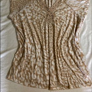 Beautiful Lena metal studded blouse.